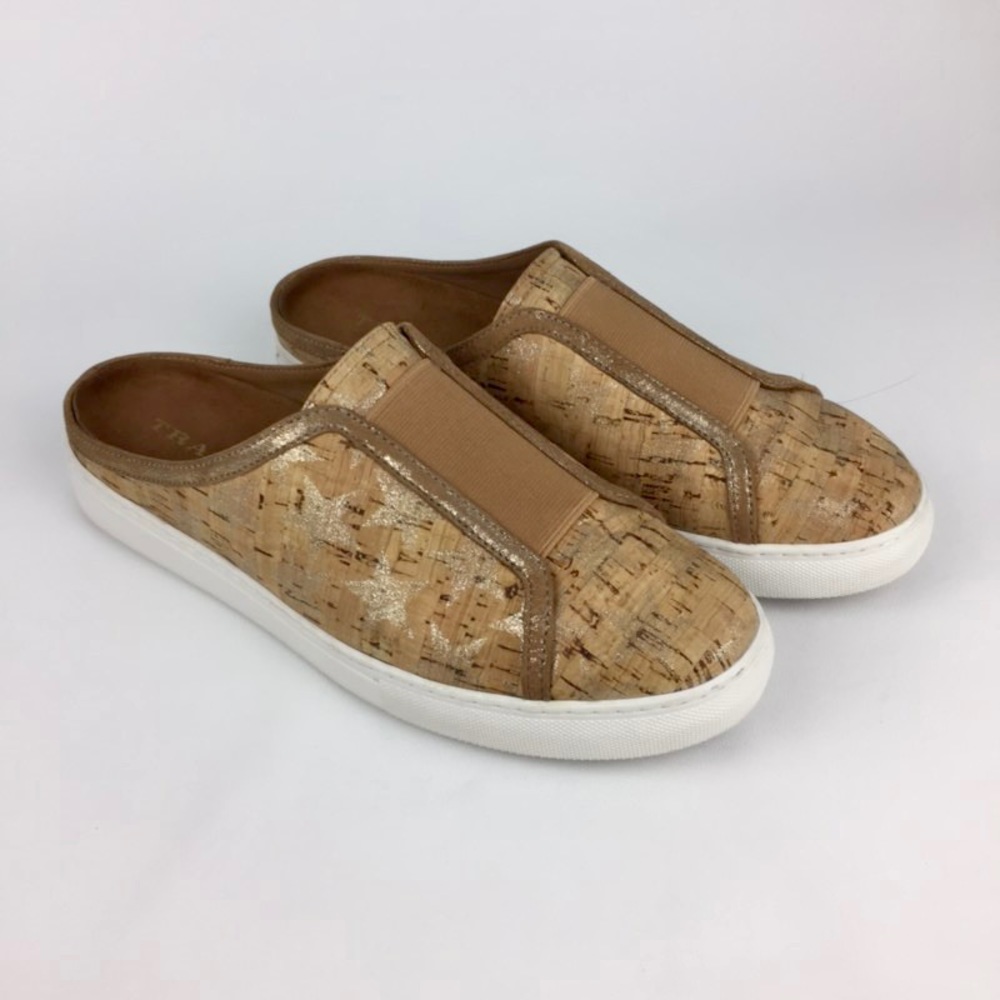 Trask Lindy Star Cork Tan Mule Sneaker 9.5